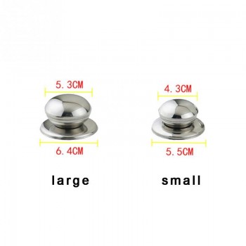 New Kitchen Tool Cookware Replaceable Stainless steel Pan Pot Glass Lid Cover Handle Knob Handgrip Grip