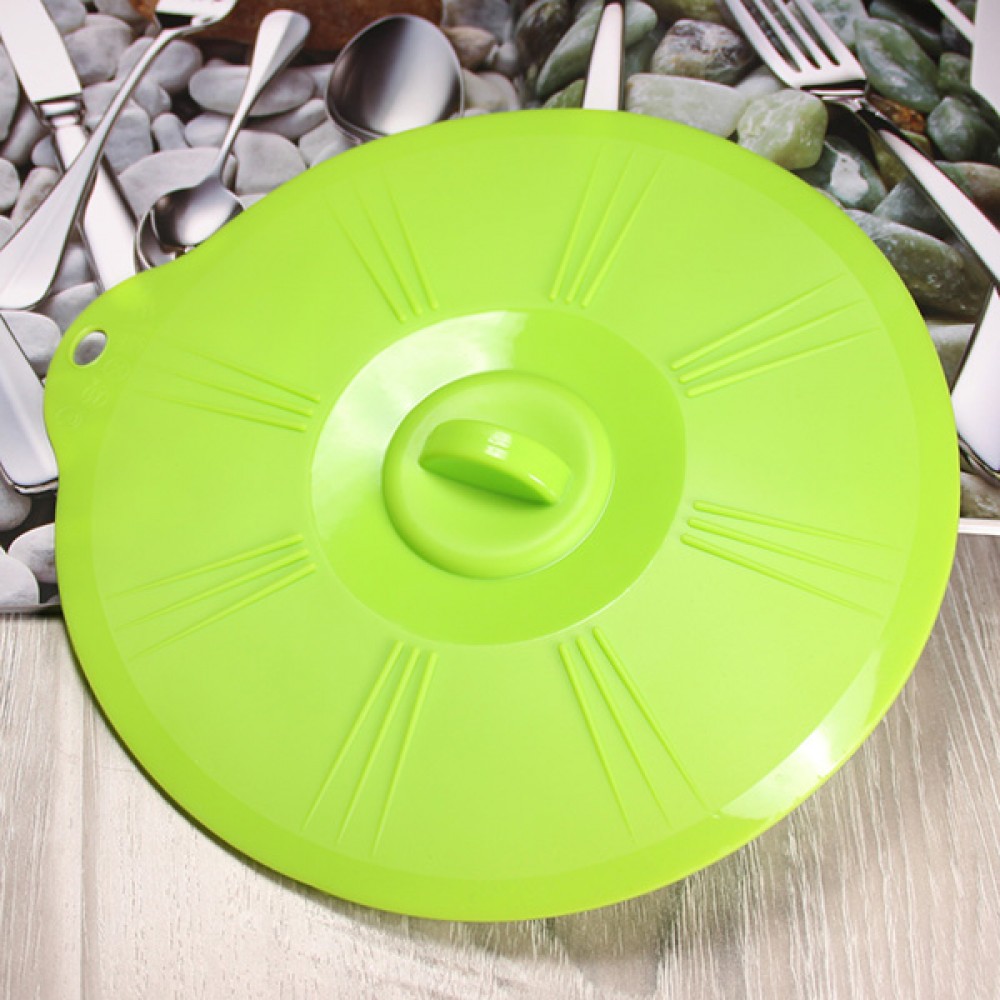 Silicone Boil Over Spill lid / Preservation lid / Pan Cover / Oven Safe with Instead of plastic wrap