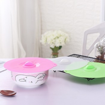 Silicone Boil Over Spill lid / Preservation lid / Pan Cover / Oven Safe with Instead of plastic wrap