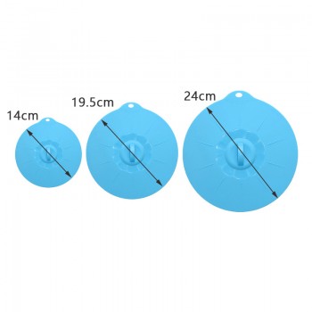 Silicone Boil Over Spill lid / Preservation lid / Pan Cover / Oven Safe with Instead of plastic wrap
