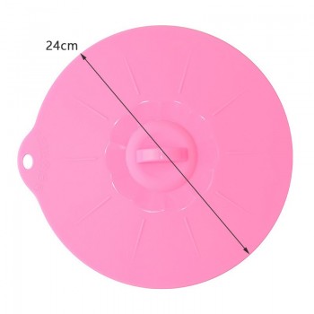 Silicone Boil Over Spill lid / Preservation lid / Pan Cover / Oven Safe with Instead of plastic wrap