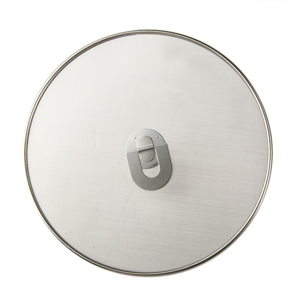 1pcs 29cm/33cm Stainless Steel Splatter Screen Mesh Pot Lid Cover Silver Oil Frying Pan Lid Cooking Tools Kitchen Accessories