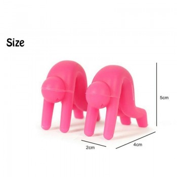 2 pcs/pack Multi Functional Lids Holder Spill Control Silicone Prevent Pot-cover Overflow Cooking Tools Useful Kitchen Tool