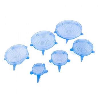 Hot Selling Silicon Stretch Lids Universal Lid Silicone Food Wrap Bowl Pot Lid Silicone Cover Pan Cooking Kitchen Accessories