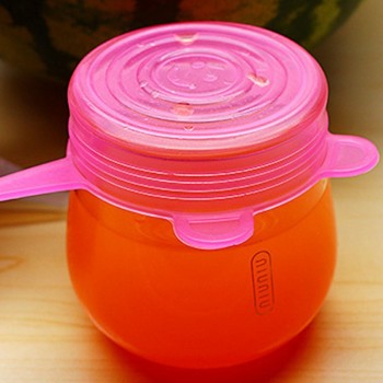 Hot Selling Silicon Stretch Lids Universal Lid Silicone Food Wrap Bowl Pot Lid Silicone Cover Pan Cooking Kitchen Accessories
