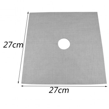 4Pcs 27*27Cm Reusable Gas Cover Stove Burner Mat Temperature Anti-fouling Oil Protector Pad Liner Cleaning Kitchen Tools