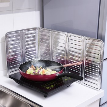 EZLIFE Foldable Gas Stove Wind Shield Baffle Oil Splash Screen Cover Anti Splatter Plates Cooker BBQ Covers Wind Shield Dropship
