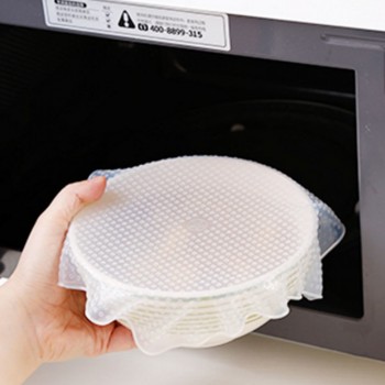Multifunctional Food Fresh Keeping Wrap Kitchen Tools Reusable Silicone Food Wraps Seal Vacuum Cover Lid Stretch
