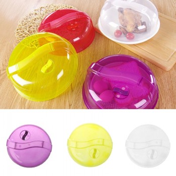 New Food Splatter Guard Microwave Hover Anti-Sputtering Cover Oven Oil Cap Heated Sealed Plastic Cover Dish Dishes Food Cover