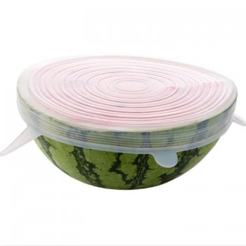 Reusable silicon stretch lids universal lid Silicone food wrap bowl pot lid silicone cover pan cooking Kitchen Stoppers