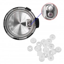 10Pcs Pressure Cooker Float Valve Seal Rings Electric Power Pressure Cooker Parts Ball Valve Seal Ring Non toxic Sealer Gasket