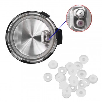 10Pcs Pressure Cooker Float Valve Seal Rings Electric Power Pressure Cooker Parts Ball Valve Seal Ring Non toxic Sealer Gasket