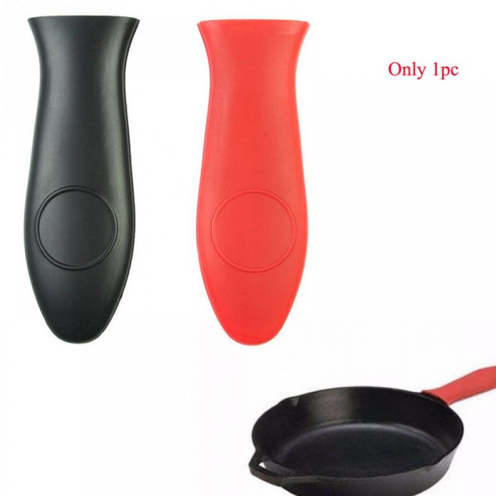 New Kichen heat-resistant Silicone Pot Holder Cover Potholder Cast Iron Skillets Grip Handle kitchen tools accessories