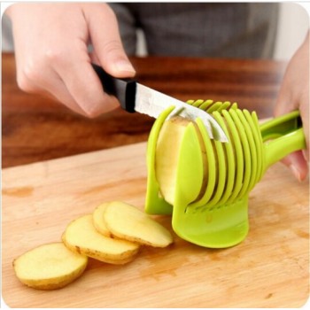 Handheld Creative Kitchen Fruit And Vegetable Slicer Orange Lemon Cutter Cake Clip Multi-function Kitchen Tool