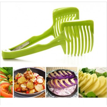 Handheld Creative Kitchen Fruit And Vegetable Slicer Orange Lemon Cutter Cake Clip Multi-function Kitchen Tool