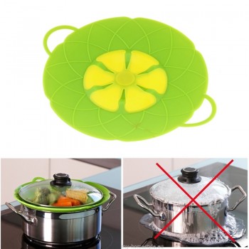Cooking Tools Flower Silicone lid Spill Stopper Silicone Lid Cover For Pan 301-0453