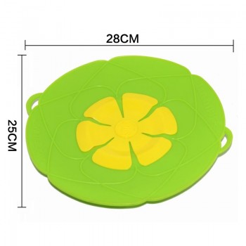 Cooking Tools Flower Silicone lid Spill Stopper Silicone Lid Cover For Pan 301-0453