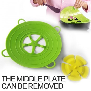 Cooking Tools Flower Silicone lid Spill Stopper Silicone Lid Cover For Pan 301-0453