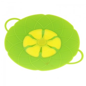 Cooking Tools Flower Silicone lid Spill Stopper Silicone Lid Cover For Pan 301-0453