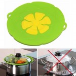 Multi-function Cooking Tools Flower Cookware Parts Silicone Boil Over Spill lid Stopper Oven Safe For Pot/Pan Cover Diameter 26c