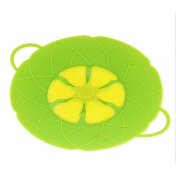Multi-function Cooking Tools Flower Cookware Parts Silicone Boil Over Spill lid Stopper Oven Safe For Pot/Pan Cover Diameter 26c