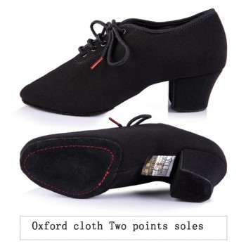 Genuine Leather Latin Dance Shoes Sneakers WOMEN SHOES Jazz Modern Shoe Non-slip Soft Sole Vamp Heel 5cm Slip-UP BD T1 Ballroom