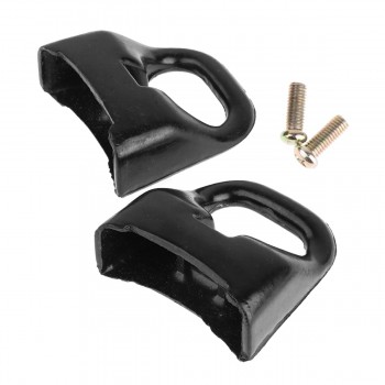 2Pcs Bakelite Metal Kitchen Pot Handle with Screws Short Replacement Side Handles for Pressure Cooker Steamer Stockpot Pan Pot