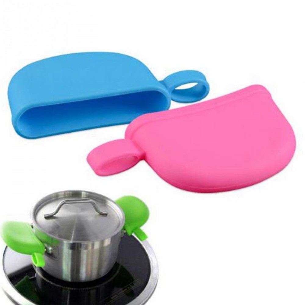 2pcs/set Kitchen Accessories Silicone Lid Cover Holding Knob Pot Handle Cover