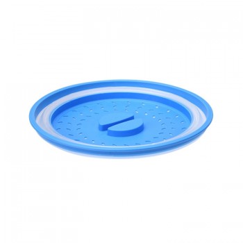 Collapsible Microwave Cover Silicone Fruit Vegetables Colander Strainer Washing Basket Folding Microwave Plate Lid Kitchen Tools