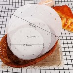 50pcs/lot Bamboo Steamer Dim Sum Paper Non Stick Under Steam Mat Cooking Papers For Food Steamer