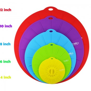 WALFOS Silicone Cooking Food Storage Suction Lid Microwave food cover frying pan lids Bowl Cover silicone pot lid cover
