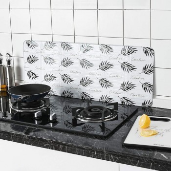 Oil Block Oil Barrier Stove Cooking Heat Insulation Home Kitchen Stove Foil Plate Prevent Oil Splash Cooking Hot Baffle Kitchen