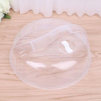 Plastic Fridge Plate Cover Practical Microwave Heating Lid Food Safety Creative Home Supplies Anti-Sputtering Cover Useful