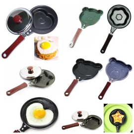 Cute Shaped Egg Mould Pans Nonstick Stainless Mini Breakfast Egg Frying Pans Cooking Tools Steel Kitchen Accessoories