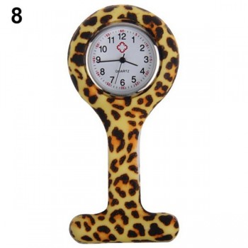Silicone Fashion Silicone Nurses Watch Brooch Tunic Fob Pocket Stainless Dial Watches  LXH