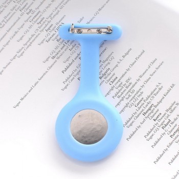 Hot Sell Fashion Pocket Watches Silicone Nurse Watch Brooch Tunic Fob Watch With Free Battery Doctor Medical reloj de bolsillo