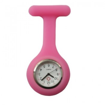 New Nurses Watches Doctor portable Fob Watch Brooches Silicone Tunic Batteries Medical Nurse Watch Quartz with Clip