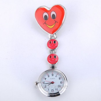 2018 Nurse Pocket watch Lovely Heart Smile Face With Medical Nurses Fashion Quartz Watches