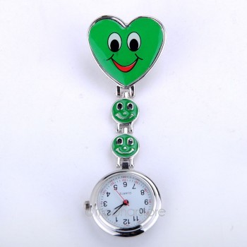2018 Nurse Pocket watch Lovely Heart Smile Face With Medical Nurses Fashion Quartz Watches