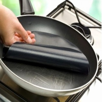 2Pcs High Temperature Non - Stick Pan Frying Pan Liner High quality 2018