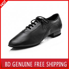 Big promotion BD dance shoes for men Genuine Leather square dance Social dance Ballroom Latin dance shoes 309 Modern shoes Hot