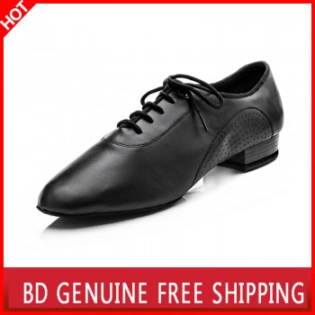Big promotion BD dance shoes for men Genuine Leather square dance Social dance Ballroom Latin dance shoes 309 Modern shoes Hot