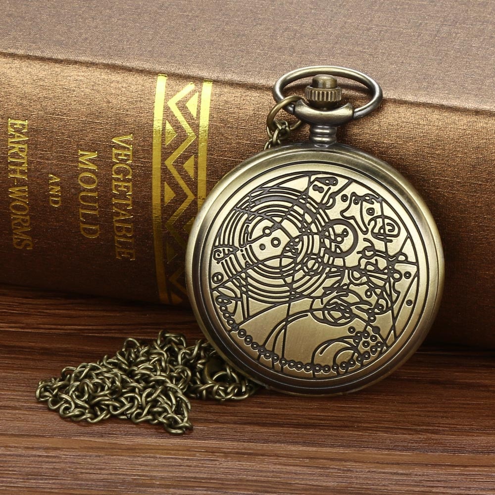 Vintage pocket watch Chain Retro The Greatest Pocket Watch Necklace For Grandpa Dad Gifts reloj de bolsillo relogio de bolso