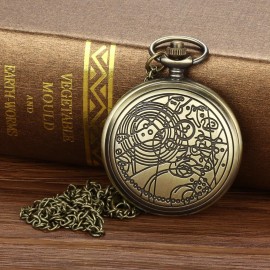 Vintage pocket watch Chain Retro The Greatest Pocket Watch Necklace For Grandpa Dad Gifts reloj de bolsillo relogio de bolso
