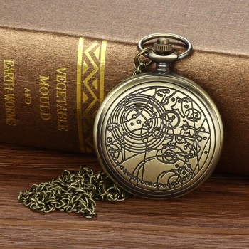 Vintage pocket watch Chain Retro The Greatest Pocket Watch Necklace For Grandpa Dad Gifts reloj de bolsillo relogio de bolso