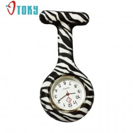 OTOKY Silicone Stainless Round Dial Quartz Fob Quartz Pocket Nurse Watch relojes de mujer #30 Gift 1pcs