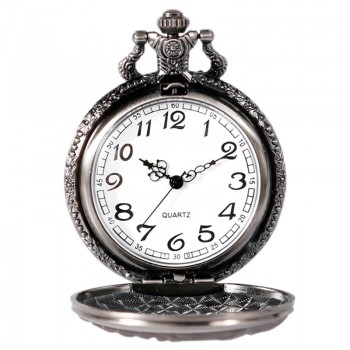 2016 Antique Game of Thrones Strak Family Crest Winter is Coming Design Pocket Watch Unique Gifts Unisex Fob Clock