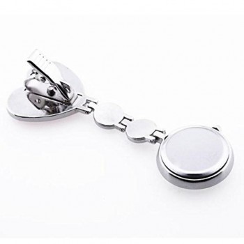 Women Fob Watch Cute Heart Analog Quartz Movement Nurse Brooch Pocket Watch Women Fashion Girl Clip Hanging Watches hot sale