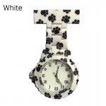 Colorful Silicone Round Dial Quartz Pocket Nurse Watch Quartz Brooch Doctor Nurse Hanging Watches LXH