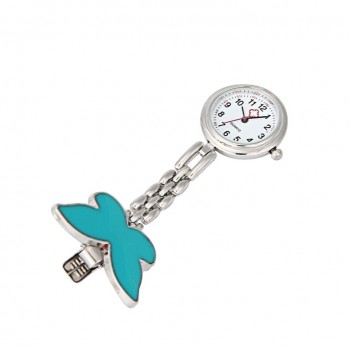 Fashion Womens Watch Nurse Clip-on Fob Brooch Pendant Hanging Butterfly Pocket Watch relogio dropshipping freeshipping #50